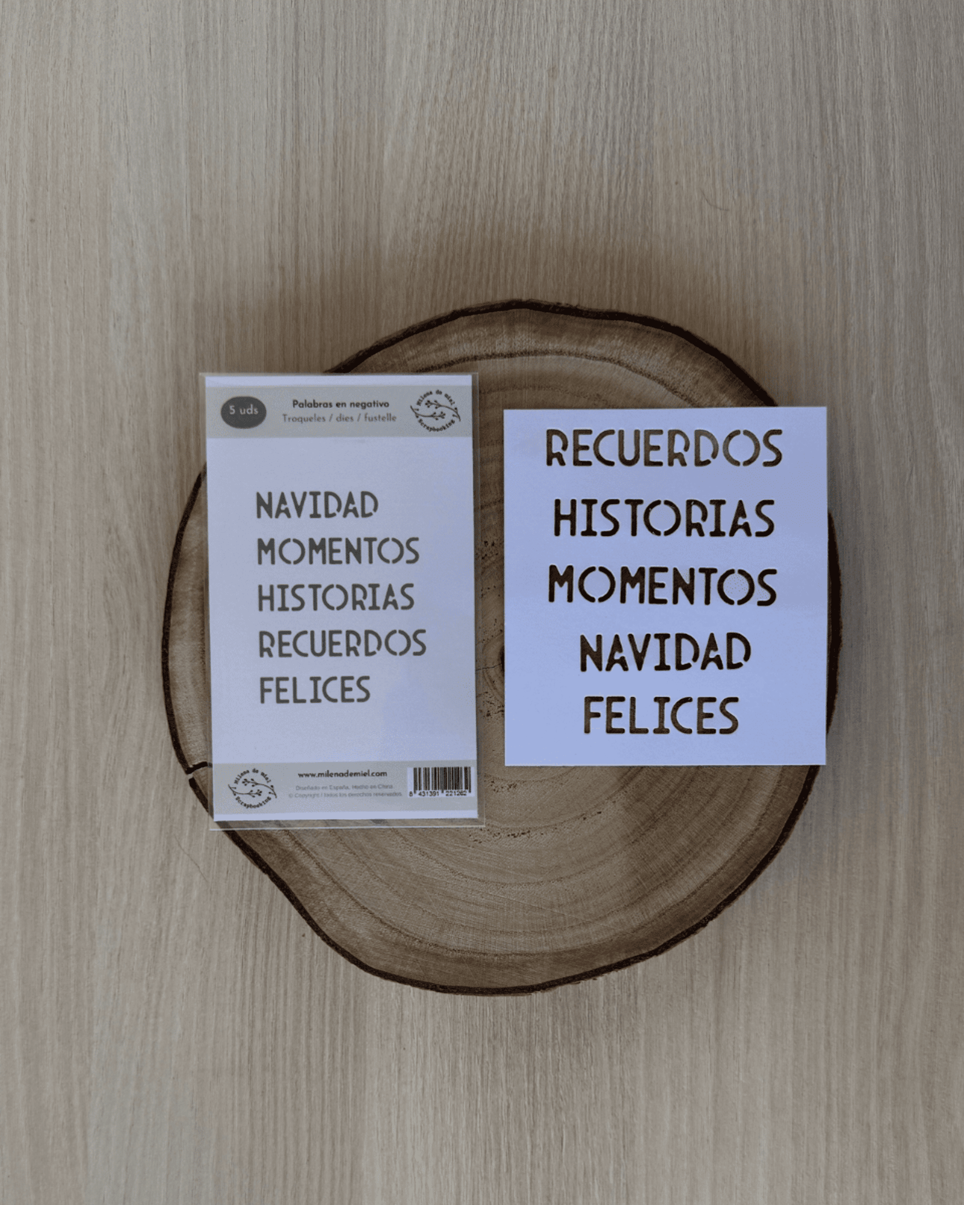 Troquel palabras en negativo - 2