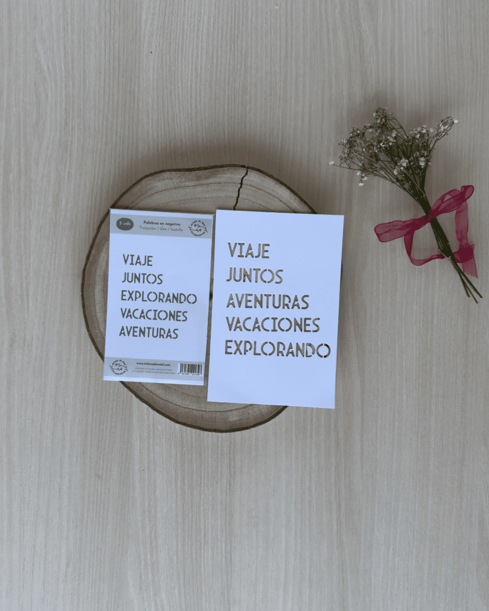 Troquel palabras en negativo - 2