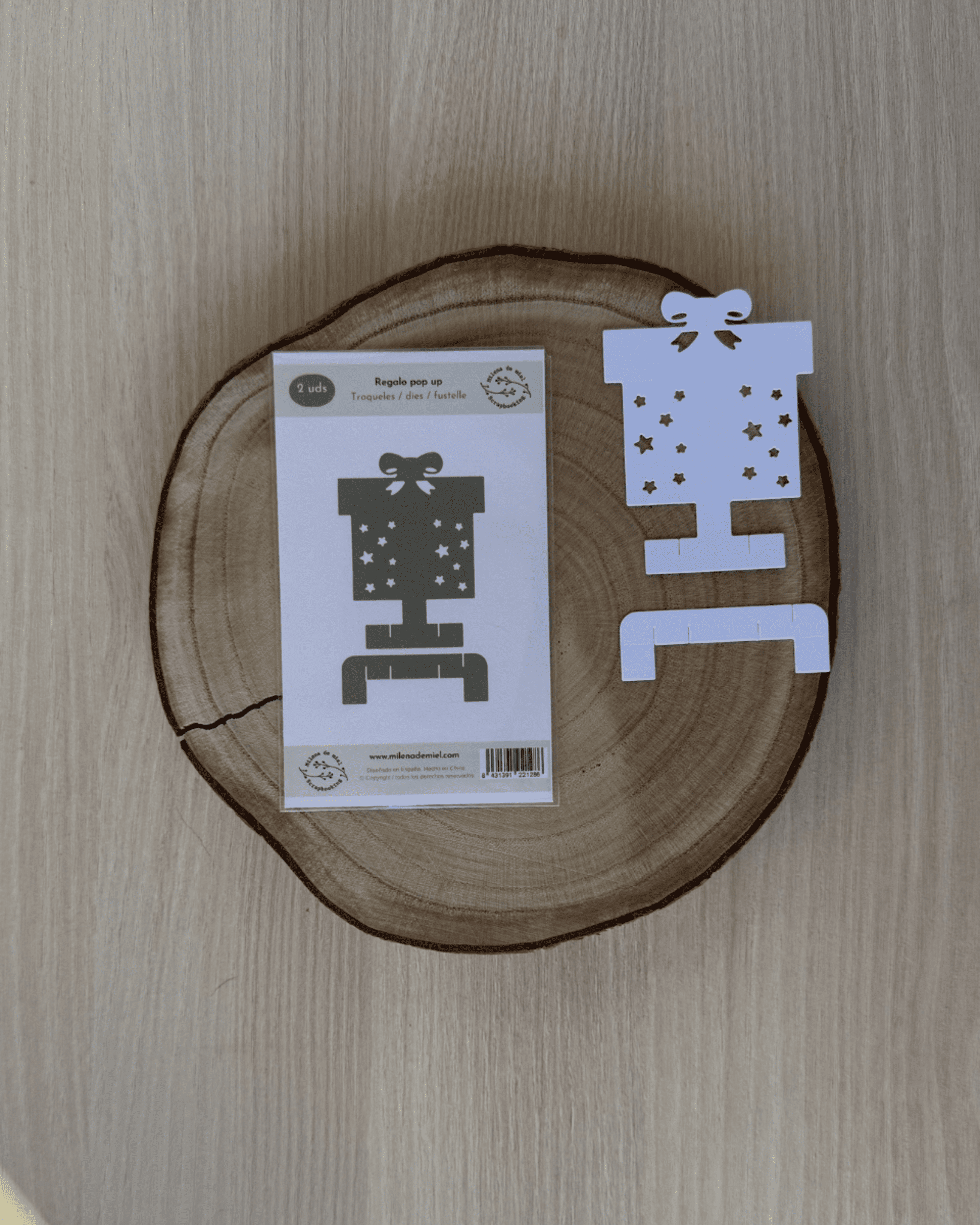 Troquel regalo pop up - 2