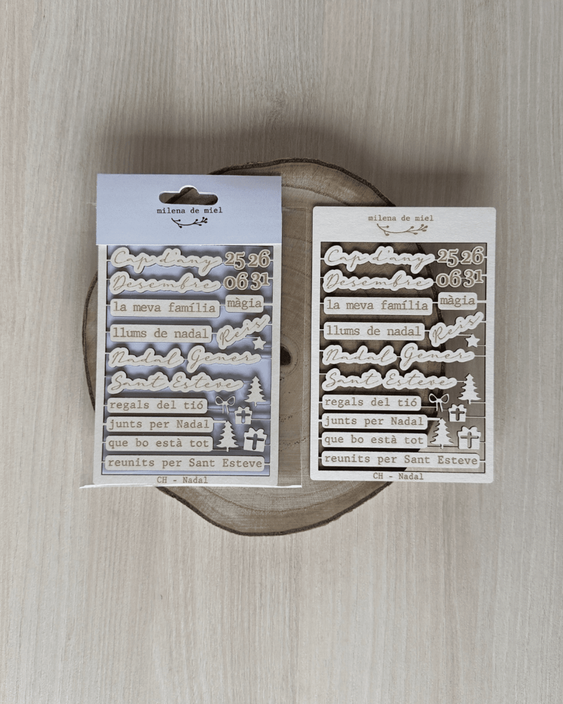 Chipboard Navidad 2025 - 2